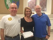 Portland Labor Day Breakfast in 2017 with Sara Nelson from the Flight Attendant’s Union and Mike Cavanaugh from the National AFL-CIO